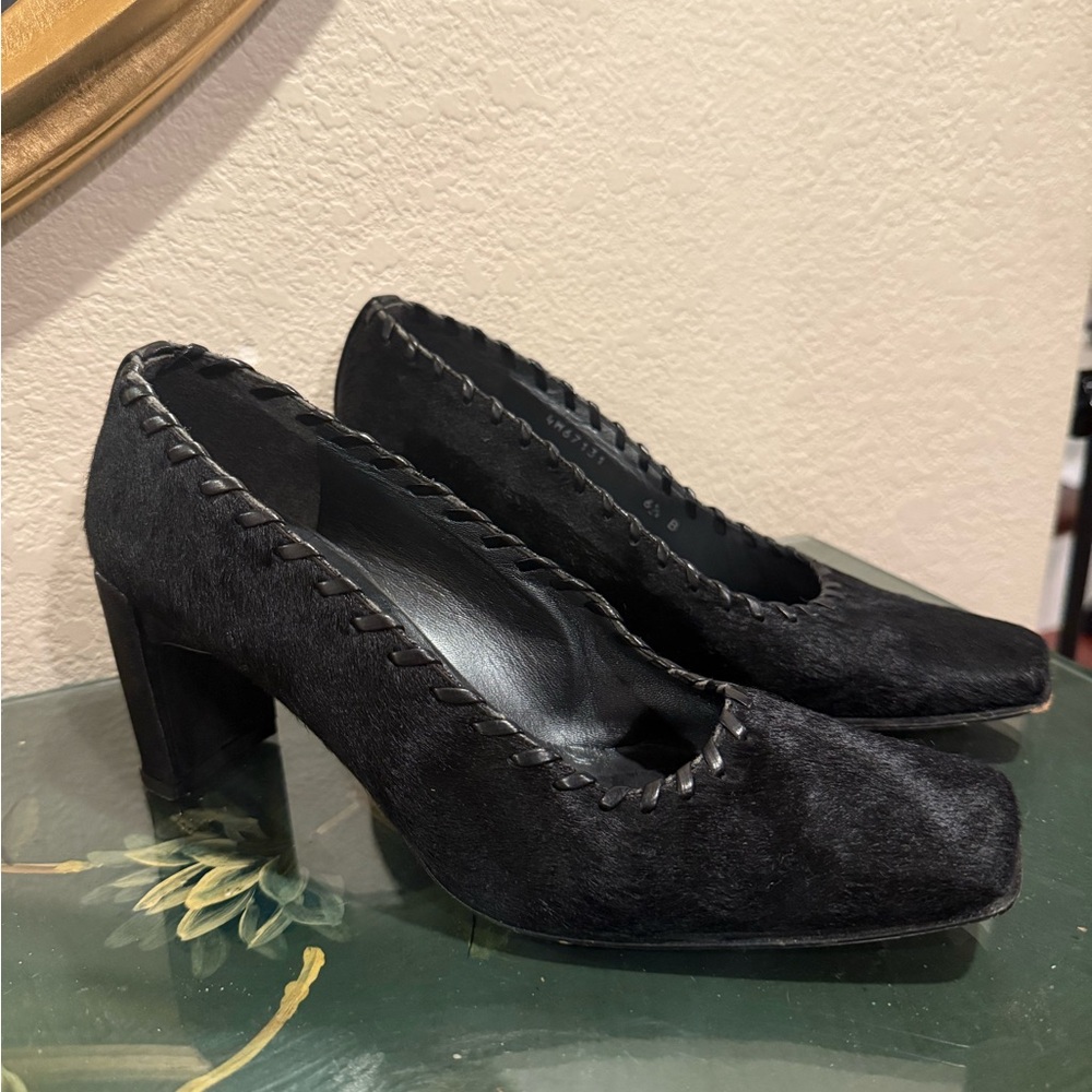 Stuart Weitzman Vintage Calf Hair Heels